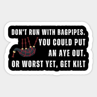 Funny Proud Scottish Accent Sticker